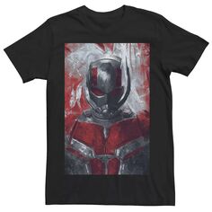 Мужская футболка с рисунком «Человек-муравей» и «Мстители : Финал» Marvel, черный
