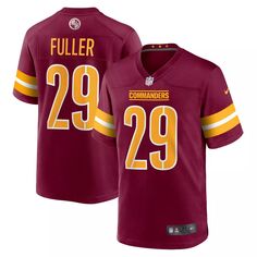 Мужская игровая майка Kendall Fuller бордового цвета Washington Commanders Nike