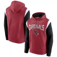 Мужской фирменный пуловер с капюшоном Cardinal Arizona Cardinals Trench Battle Fanatics