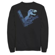 Мужской флисовый пуловер Jurassic Park We Spare No Expense Blue Mist Licensed Character, черный