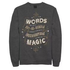 Мужской флисовый пуловер Words is Magic Harry Potter