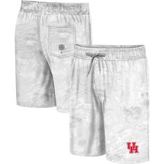 Мужские белые шорты для плавания Houston Cougars Realtree Aspect Ohana Colosseum