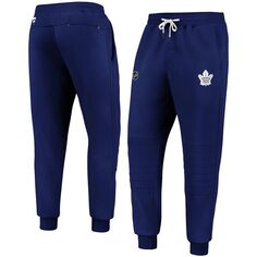 Мужские фирменные синие спортивные штаны для путешествий и тренировок Toronto Maple Leafs Authentic Pro Fanatics