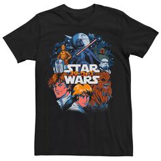 Мужская футболка в стиле манга Art Group Shot Star Wars