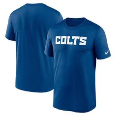 Мужская футболка Royal Indianapolis Colts Legend с надписью Performance Nike