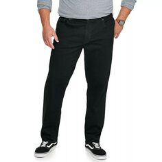 Прямые джинсы Flexwear Big &amp; Tall Sonoma Goods For Life, черный