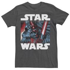 Мужская футболка Darth Vader Sabre Up Close и с персональным рисунком Star Wars