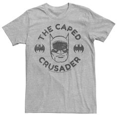 Мужская футболка с надписью Batman Crusader Bigface DC Comics
