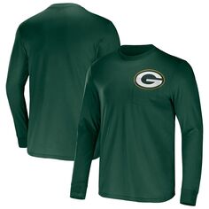 Мужская футболка NFL x Darius Rucker Collection от Fanatics Green Green Bay Packers Team с длинным рукавом