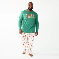 Пижамный комплект Big &amp; Tall Sweet Holiday Wishes Jammies For Your Families