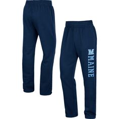 Мужские темно-синие брюки с надписью Maine Black Bears Colosseum