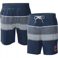 Мужские спортивные шорты для плавания Carl Banks Navy Cleveland Guardians Coastline Volley G-III
