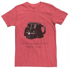 Мужская кружка Дарт Вейдер, футболка I Like My Coffee On The Dark Side Star Wars
