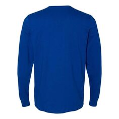 Футболка с длинными рукавами Essential 60/40 Performance, Синяя Russell Athletic, синий