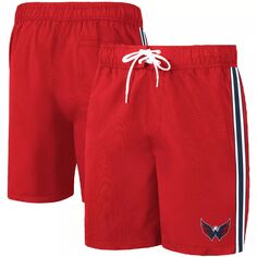 Мужские спортивные шорты Carl Banks Red/темно-синие шорты для плавания Washington Capitals Sand Beach G-III