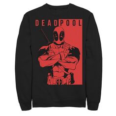 Мужской двухцветный свитшот Deadpool Marvel