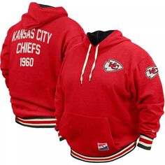 Мужской красный пуловер с капюшоном Kansas City Chiefs Big &amp; Tall НФЛ New Era