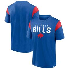 Мужская футболка с логотипом Royal Buffalo Bills Home Stretch Team Fanatics