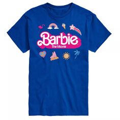 Футболка с логотипом Big &amp; Tall The Movie Theater Movie Barbie, синий