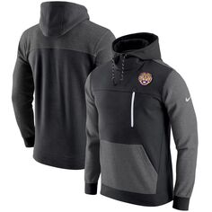 Мужской черный пуловер с капюшоном LSU Tigers AV-15 2.0 Nike