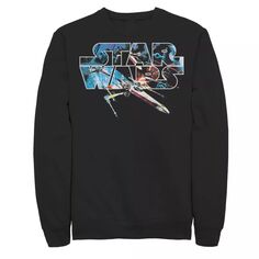 Мужской флисовый пуловер с графическим рисунком X-Wing Star Wars