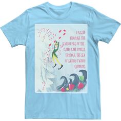 Мужская футболка с плакатом Elf Swirly Twirly Gumdrops Book Page Licensed Character