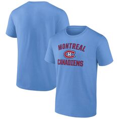 Мужская голубая футболка с надписью Montreal Canadiens Special Edition 2.0 Fanatics