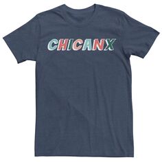 Мужская футболка с радужной надписью Gonzales Chicanx Licensed Character
