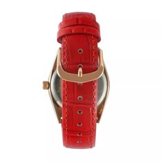 Женские кожаные часы Peugeot, красный