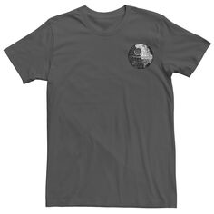 Мужская футболка с карманом и рисунком Звезды Смерти Star Wars