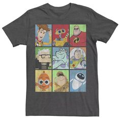 Мужская футболка с персонажами Epic Boxed Line Up Disney / Pixar