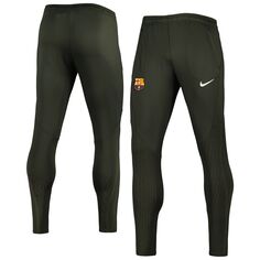 Мужские оливковые брюки Strike Performance Barcelona 2023/24 Nike