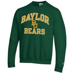 Мужской зеленый пуловер с капюшоном Baylor Bears High Motor Champion