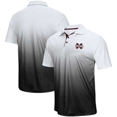 Мужская серая рубашка-поло с логотипом Mississippi State Bulldogs Magic Team Colosseum