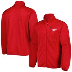 Мужская спортивная куртка Carl Banks Red Detroit Red Wings Closer Transitional с молнией во всю длину G-III