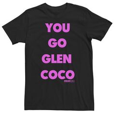 Розовая мужская футболка с надписью Mean Girls You Go Glen Coco Licensed Character