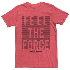 Мужская футболка «Звездные войны Feel The Force» Licensed Character