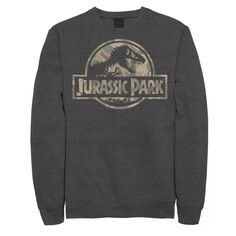 Мужской флисовый пуловер с логотипом «Парк Юрского периода» и графическим рисунком Jurassic World