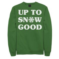 Мужской рождественский свитер Up To Snow Good Snowflake Licensed Character