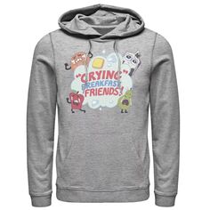 Мужская толстовка с капюшоном Cartoon Network Steven Universe Crying Breakfast Friends Licensed Character