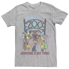 Мужская футболка Carl &amp; Ellie at the Zoo Disney / Pixar