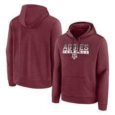 Мужской темно-бордовый пуловер с капюшоном с логотипом Texas A&amp;M Aggies Favorite Weekend Fanatics