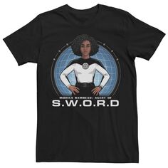 Мужская футболка с плакатом WandaVision Sword Hero Marvel