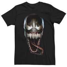 Мужская футболка с большим лицом «Человек-паук Venom» Marvel