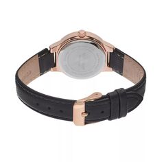 Женские кожаные часы с бриллиантами - 75/5410BKRGBK Armitron