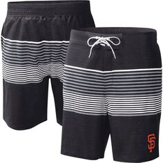 Мужские спортивные шорты Carl Banks Black San Francisco Giants Coastline Volley Swim Shorts G-III