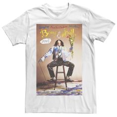 Мужская винтажная футболка с постером к фильму «Бенни и Джун» Licensed Character, белый