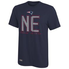 Мужская темно-синяя футболка New England Patriots с аутентичным рекордсменом Outerstuff