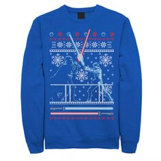 Мужской флисовый свитер «Звездные войны» Vader Luke Clash Ugly Christmas Sweater Licensed Character