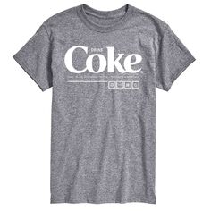 Мужская футболка Coca-Cola Drink Coke Enjoy с рисунком License, серый